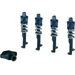 Hensel Mi DR 04 Deckelverschlus Dreikant 8mm, 4 Verschlüsse und Schlüssel 