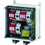 Hensel Mi PV 2233 PV-Generatoranschlusskasten mit ÜSE 3xPV-Strang auf 3xWR-Eingang mit Schalter 20001157 