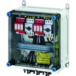 Hensel Mi PV 2242 PV-Generatoranschlusskasten mit ÜSE 4xPV-Strang auf 2xWR-Eingang mit Schalter 20001160 