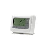 Resideo T4H110A1023 Raumthermostat T4 verdrahtet mit Umschaltkontakt weiß 