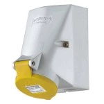 Mennekes 1855 Wanddose TwinCONTACT 32A 4p 4h 110V IP44 