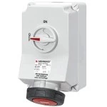Mennekes 21027A Wanddose DUO 63A 4p 6h 400V IP67 HW/VN 