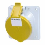 Mennekes 3004 Anbaudose TwinCONTACT 16A 3p 4h 110V IP44 