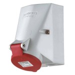 Mennekes 418 Wanddose TwinCONTACT 16A 4p 6h 400V IP44 