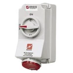 Mennekes 5100AC Wanddose DUO 16A 4p 6h 400V IP44 