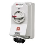 Mennekes 5106A Wanddose DUO 32A 4p 7h 500V IP44 