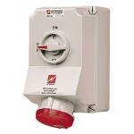 Mennekes 5959A Wanddose DUO 63A 5p 6h 400V IP44 