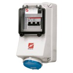 Mennekes 7119 Wanddose 16A 3p 6h 230V IP44 