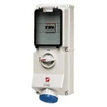 Mennekes 7216 Wanddose DUO 16A 3p 6h 230V IP44 