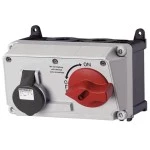 Mennekes 7615 Wanddose DUO 32A 4p 7h 500V IP44 