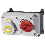 Mennekes 7628 Wanddose DUO 32A 3p 4h 110V IP67 
