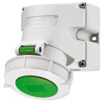 Mennekes 9125 Wanddose TwinCONTACT 16A 4p 2h größer 50-500V 