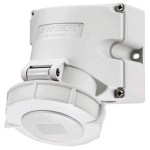 Mennekes 9343 Wanddose 16A 5p 1h größer 50V IP67 