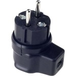 Bachmann 740.017 Vollgummi Winkelstecker für Flachkabel IP44 