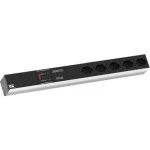 Bachmann 800.1261 Steckdosenleiste 482,6mm(19Z) 5xCH T13 2 Meter 