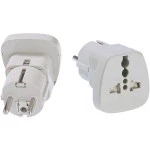 Bachmann 921.000 Reisestecker Universalty grau/weiß 