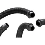 Fränkische IPATF-17M20B.50 IPATF-17M20B.50 schwarz 50mKu-Wellrohr fein mit Gewindeanschluss 4190001700 50 Meter 