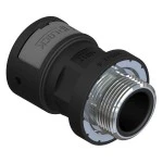 Fränkische ASPA-29M40MB-13 ASPA-29M40MB-13 schwarz Verschraubung Metallgewinde metr. lang 4890474400 6 Stück 