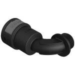 Fränkische AEPA-29N06PB AEPA-29N06PB schwarz Bogen 90° Ku-Gewinde NPT 4890713200 6 Stück 