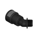 Fränkische AAPA-48N08PG AAPA-48N08PG grau Winkel 45° Ku-Gewinde NPT 4891023201 4 Stück 