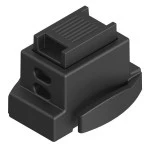 Fränkische CXPA-02B CXPA-02B schwarz Nutenstein für Montageschiene 4892224100 10 Stück 