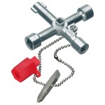 Knipex 001103 Schaltschrank-Schlüssel 76mm 