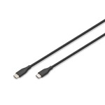 Digitus AK-300341-020-S USB-C Silikon Anschlusskabel, 2m, schwarz 