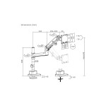 Digitus DA-90475 Single Monitorhalterung, 57, 27 kg 