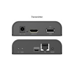 Digitus DS-55355 HDMI KVM IP Extender Set, 4K/60Hz 