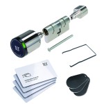 TCS 811-003-3030 Knaufzylinder:pack mit elektronischem Schließzylinder für alle Profilzylinderschlösser IP55 Maße (mm) 30/30 