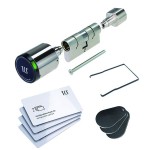 TCS 811-003-3040 Knaufzylinder:pack mit elektronischem Schließzylinder für alle Profilzylinderschlösser IP55 Maße (mm) 30/40 