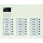 TCS AVU16210-0019 Video Außenstation Serie AVU mit 21 Klingeltasten (rechtsbündig) 3-spaltig UP weiß 