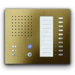 TCS CAI1100-0151 Audio Innenstation zum Freisprechen Serie Carus ADAPTO +10 Tasten Aufputzmontage bronze 
