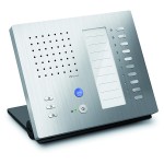 TCS CAI1110-0150 Audio Innenstation zum Freisprechen Serie Carus ADAPTO +10 Tasten Tischgerät silber 