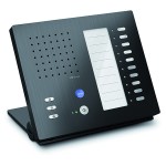 TCS CAI1110-0156 Audio Innenstation zum Freisprechen Serie Carus ADAPTO +10 Tasten Tischgerät schwarz 
