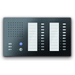 TCS CAI1200-0156 Audio Innenstation zum Freisprechen Serie Carus ADAPTO +20 Tasten Aufputzmontage schwarz 