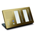 TCS CAI1210-0151 Audio Innenstation zum Freisprechen Serie Carus ADAPTO +20 Tasten Tischgerät bronze 
