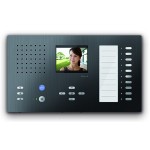 TCS CAI2200-0156 Video Innenstation zum Freisprechen Serie Carus ADAPTO + 10 Tasten Aufputzmontage schwarz 