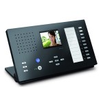 TCS CAI2210-0156 Video Innenstation zum Freisprechen Serie Carus ADAPTO + 10 Tasten Tischgerät schwarz 