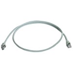 Telegärtner 100007973 Patchkabel S/FTP 6A grau 1 Meter 