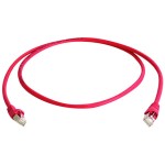 Telegärtner 100007975 Patchkabel S/FTP 6A rot 1 Meter 