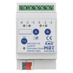 MDT AKD-0201.02 KNX Dimmaktor 2-fach 3TE REG 250 W 230 V AC mit Wirkleistungsmessung 