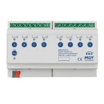 MDT AMS-0816.03 KNX Schaltaktor 8-fach 8TE REG 16 A 230 V AC C-Last mit Strommessung 140 µF 