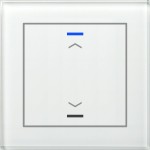 MDT BE-GTL10W.A1 KNX Glastaster II Light 1-fach RGBW Weiß Jalousie 