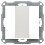 MDT BE-TA5502.G1 KNX Taster 55 2-fach Reinweiß glänzend 