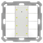 MDT BE-TA55P8.G2 KNX Taster Plus 55 8-fach Reinweiß glänzend 