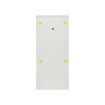 MDT ZSFA55P4 KNX Schriftfeldabdeckung für Taster Plus BE-TA55P4.x1 