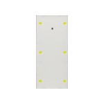 MDT ZSFA55P6 KNX Schriftfeldabdeckung für Taster Plus BE-TA55P6.x1 
