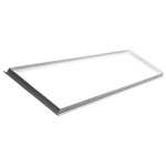 Dotlux 2047 Einbaurahmen für LED-Panel 1195x295mm für Trockenbaudecke pulverbeschichtet weiß mit Clips 