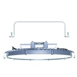 Dotlux 3654 Montagebügel fixer Winkel für LED-Hallenstrahler LIGHTSHOWERevo 